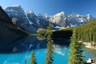 Reflective Waters of Moraine Lake