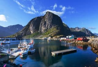 Fishing Village in Lofoten, Norway