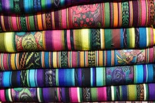 Vibrant Striped Textiles of San Francisco El Alto Market