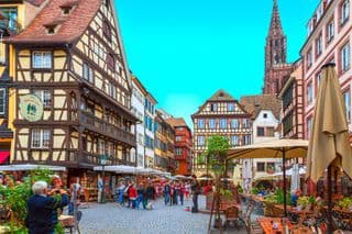Half-Timbered Houses in Strasbourg