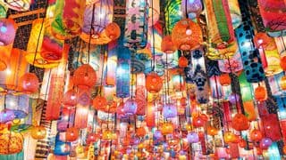 Illuminated Hand-Painted Lanterns