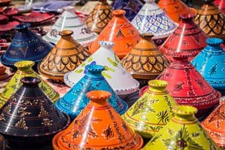 Vibrant Traditional Berber Tagines