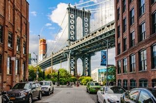 Manhattan Bridge View from DUMBO, Brooklyn