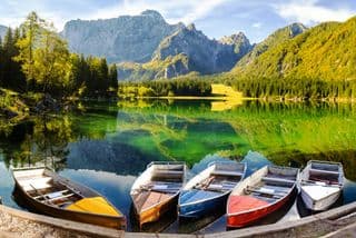 Mountain Lake Reflection