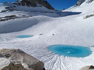 Glacial Lakes in the Mountains