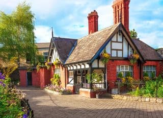 Traditional Irish Cottage in Dublin City Council Park
