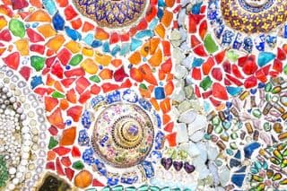 Exquisite Colorful Mosaic Art