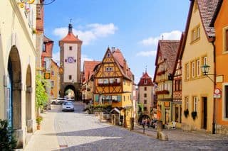 Half-timbered Houses in Rothenburg Ob der Tauber