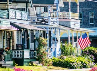 Colorful Victorian Homes in Oak Bluffs