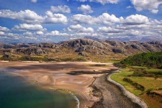 Loch Gruinard's Majestic Beachscape