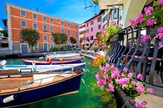 Boats Docked at Limone Sul Garda