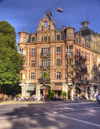 Historic European Cafe in Bern