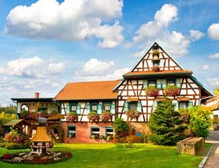 Half-Timbered House in the Black Forest