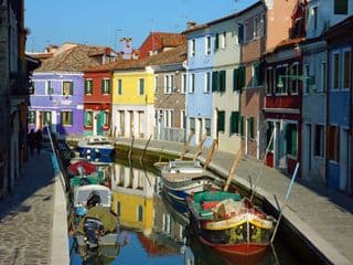 Bright Burano Canals