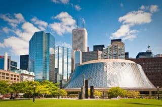 Modern Skyscrapers in Downtown Toronto