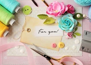 Handmade Floral Greeting Card