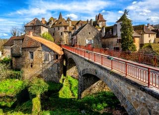 Ancient Stone Bridge in the Heart of Carennac
