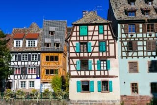 Half-timbered Houses in the Old Town of Strasbourg, France