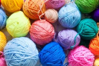 Rainbow Hues of Yarn