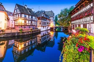 Evening Reflection in Petite France, Strasbourg