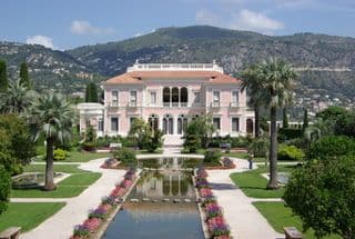 Pink Villa amidst the French Riviera's Splendor