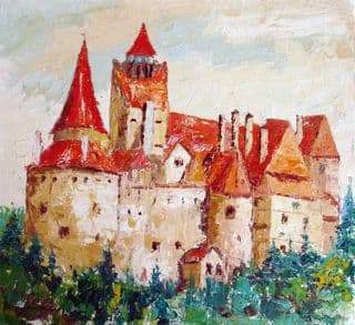 Ancient Romanian Fortress amidst the Forests