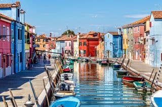 Vibrant Canals of Burano Island