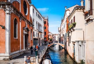Venetian Canalside Architecture