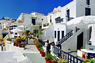 Santorini's Whitewashed Elegance