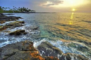 Golden Sunset at Pu'u Honua O Honaunau National Historical Park