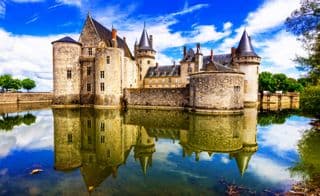 Château de Sully-sur-Loire Reflection in the Moat