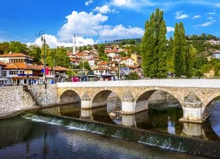 Stari Most in Sarajevo: A Bridge Over the Miljacka River