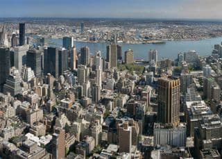 Bird's Eye View of Manhattan