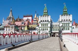 Vibrant Izmailovo Kremlin in Moscow