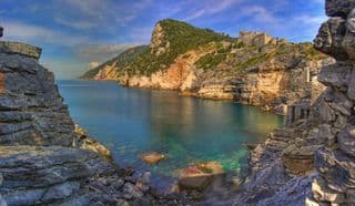 Ancient Ruins by the Emerald Coast of Portovenere