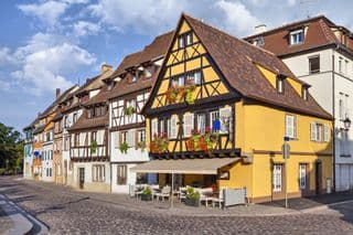 Half-Timbered Houses in Petit Venice, Colmar, France