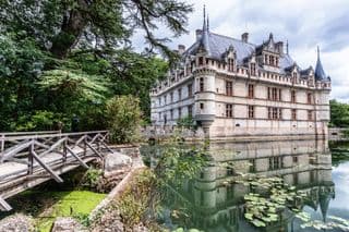 Reflection of Château Azay-le-Rideau in Moat
