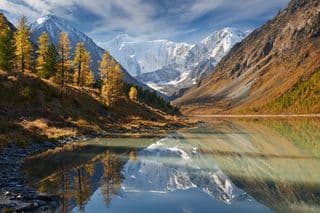 Autumn Reflection in Akkem Valley