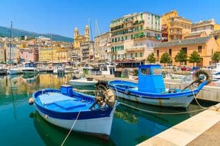 Fishing Boats at the Heart of Bastia Harbour
