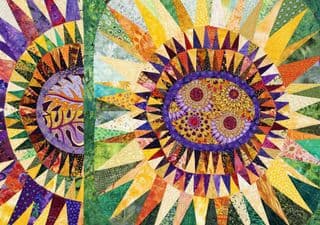 Radiant Floral Quilt