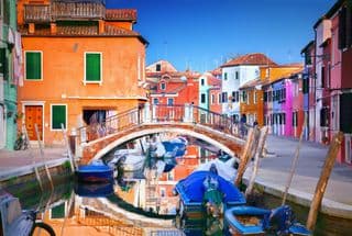 Burano's Vibrant Canals