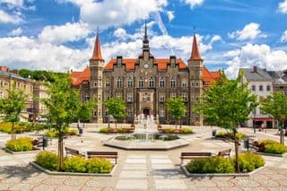 Historic Town Hall in Walbrzych, Poland