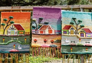 Vibrant Woven Landscapes