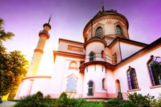 Sunset at the Schwetzingen Palace Mosque