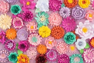 Vibrant Handcrafted Paper Flower Collection