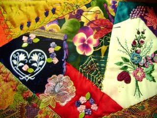 Exquisite Brazilian Embroidery Patchwork
