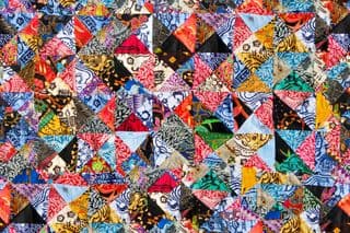 Vibrant Patchwork Quilt