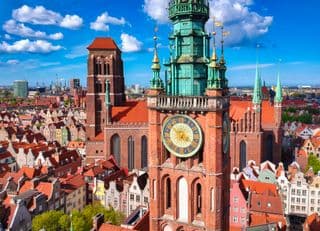 Gdansk's Gothic Elegance: St Mary's Church Tower