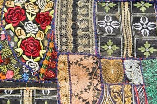 Exquisite Patchwork Quilt from North Goa