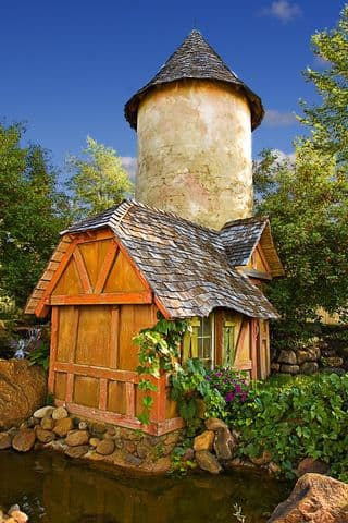 Ancient Watermill Nestled in Nature